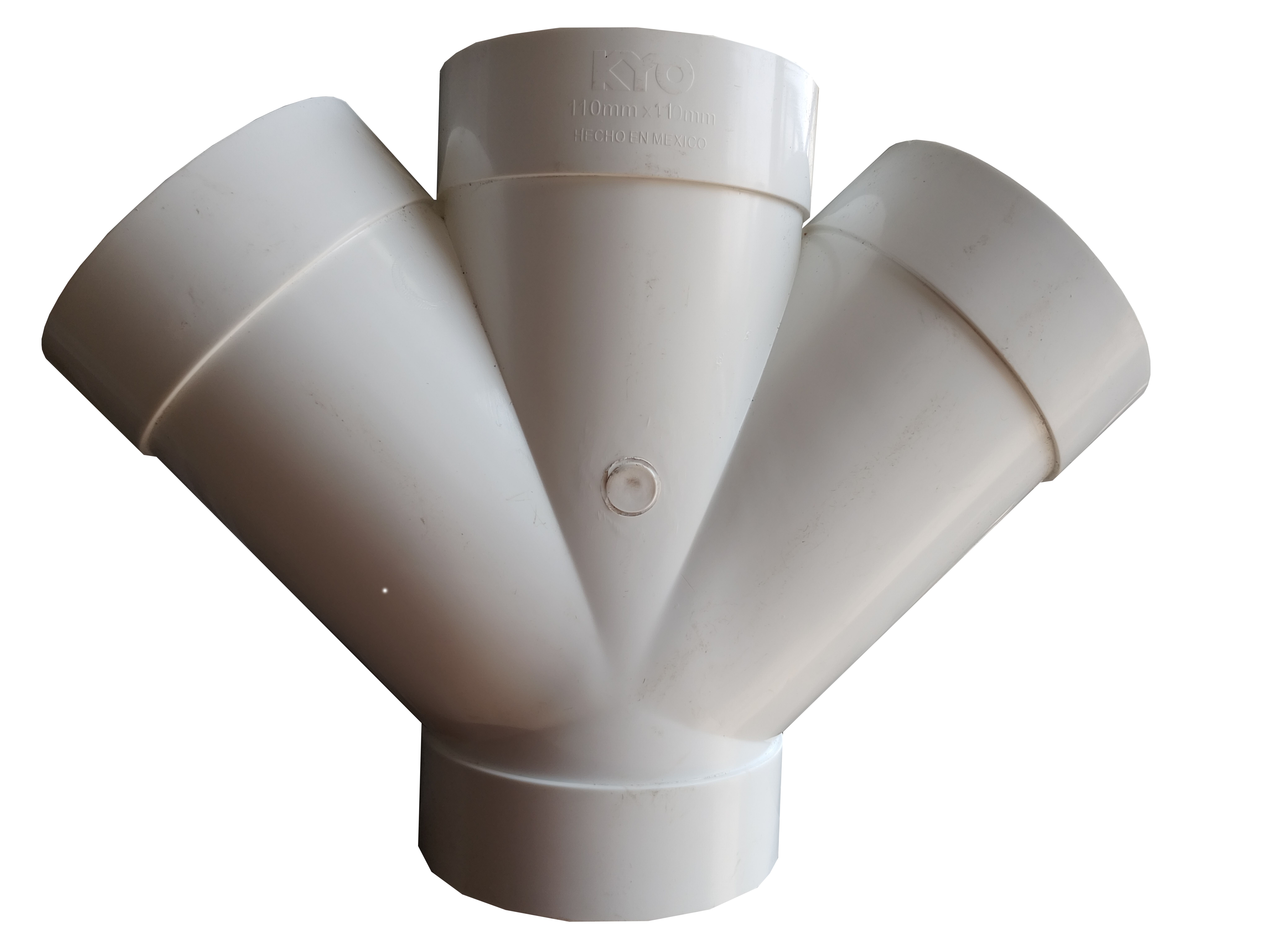 YEE DOBLE DE PVC SANITARIO DE 4" MARCA CRESCO
